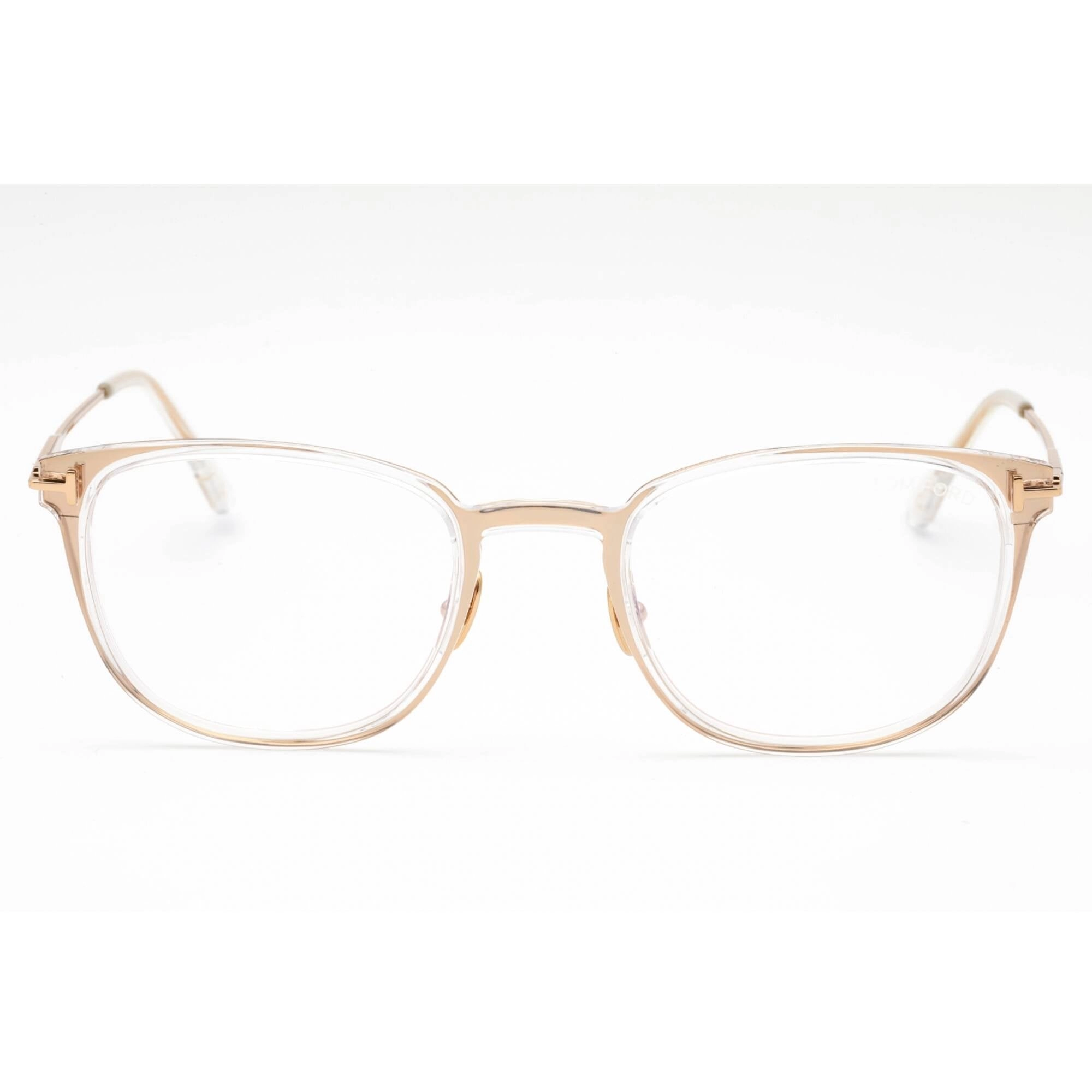 Tom Ford Men's Eyeglasses - Shiny Deep Gold Cat Eye Full Rim Frame | FT5694-B 030
