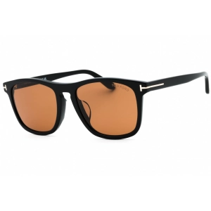 Tom Ford Men's Sunglasses - Shiny Black Acetate Square Full Rim Frame | FT0930-F 01E