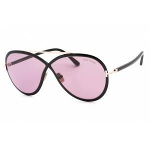 Tom Ford Women's Sunglasses - Full Rim Shiny Black Oversized Shape Frame | FT1007 01Y
