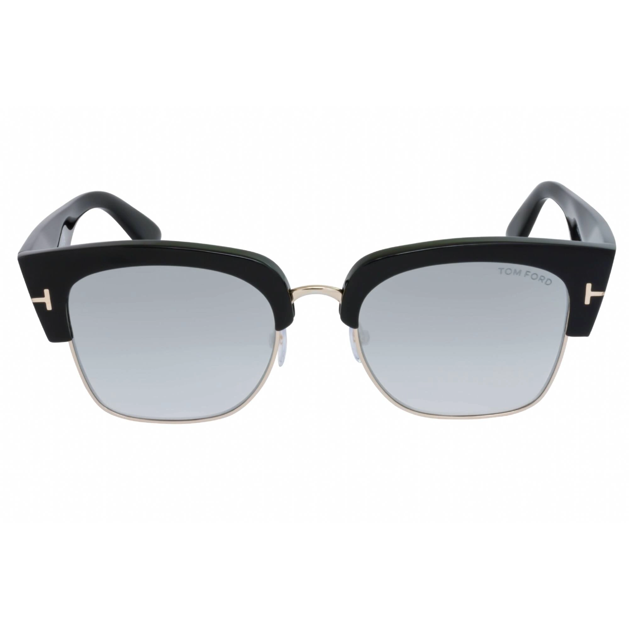 Tom Ford Women's Sunglasses - Shiny Black Plastic Cat Eye Full Rim Frame | FT0554 01C