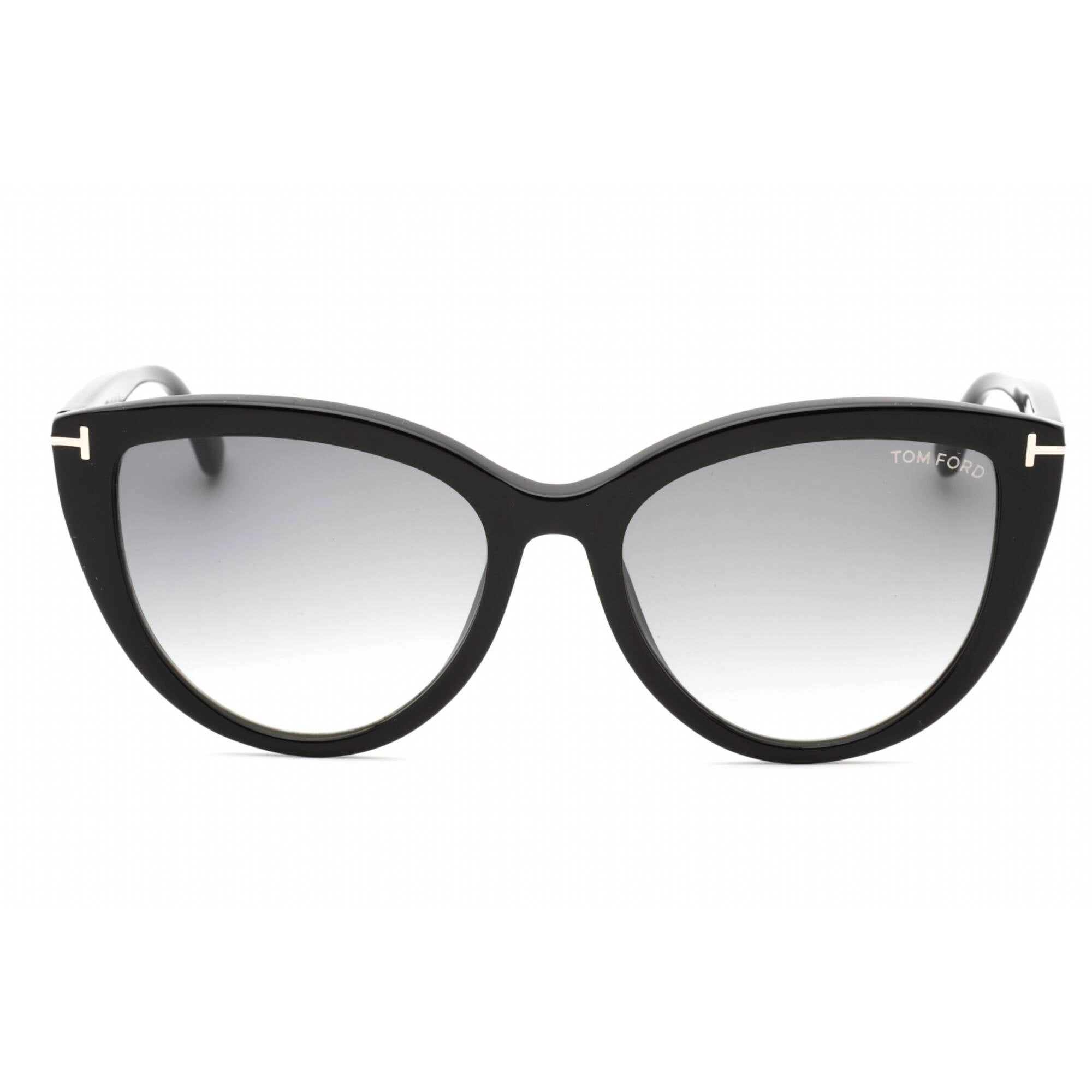 Tom Ford Women's Sunglasses - Shiny Black Plastic Cat Eye Shape Frame | FT0915 01B