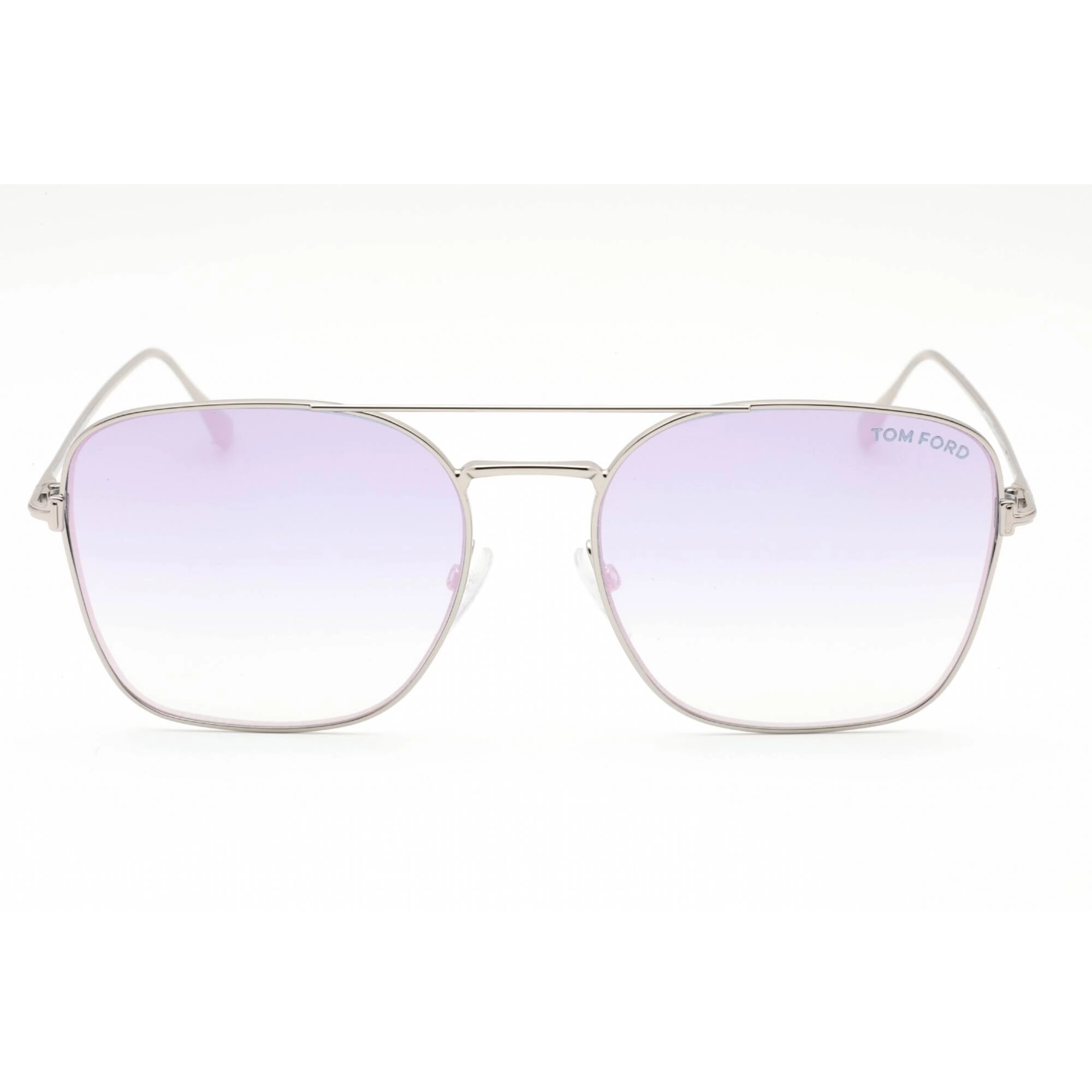 Tom Ford Women's Sunglasses - Shiny Palladium Metal Pilot Full Rim | FT0680 16Z