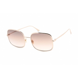 Tom Ford Women's Sunglasses - Shiny Rose Gold Frame Gradient Brown Lens | FT0865 28F