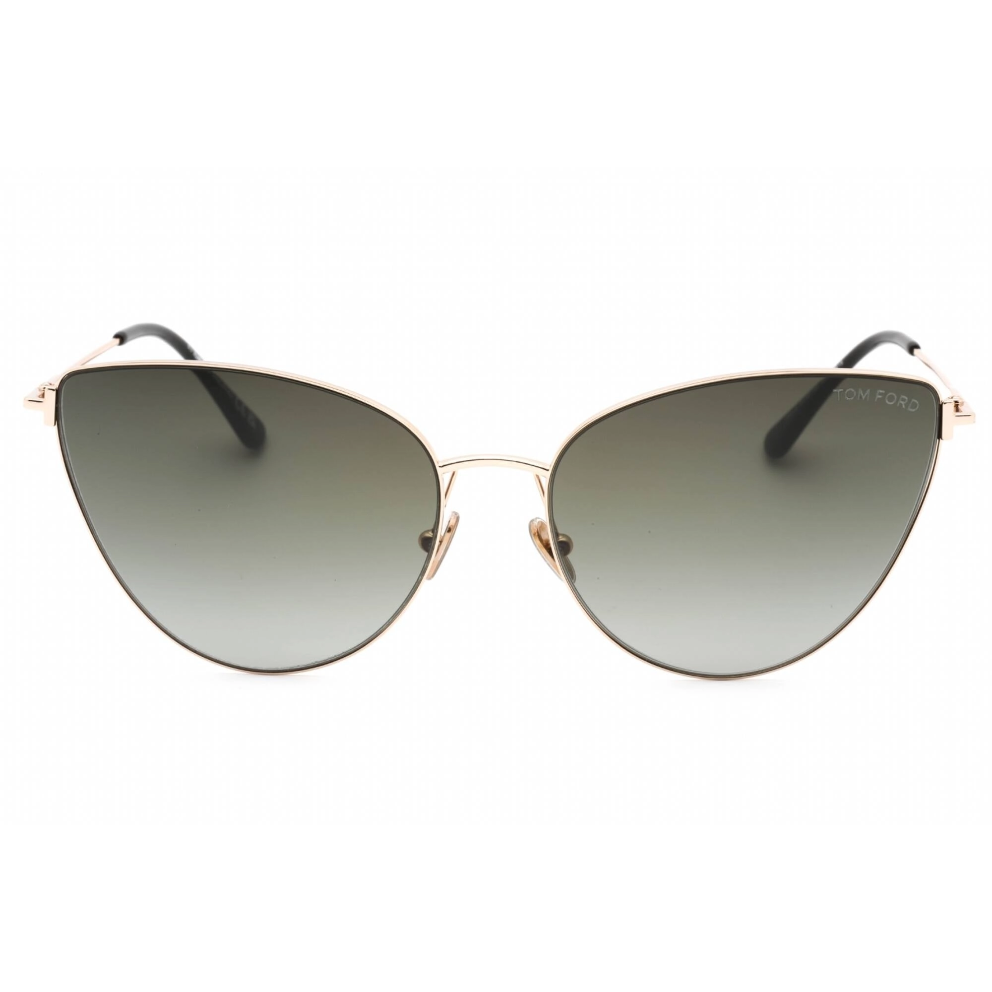 Tom Ford Women's Sunglasses - Shiny Rose Gold Metal Cat Eye Shape Frame | FT1005 28B