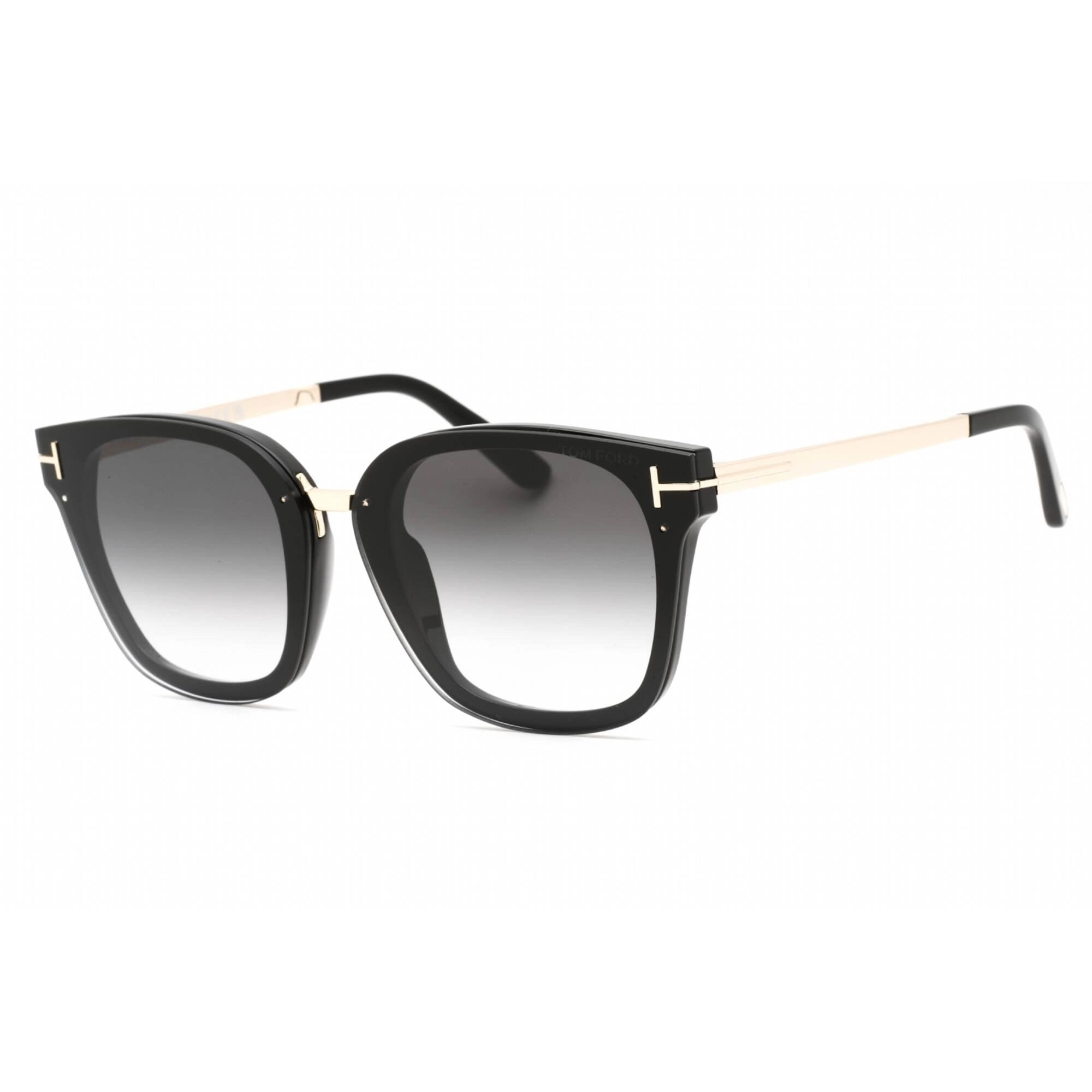 Tom Ford Women's Sunglasses - Square Shape Frame Gradient Smoke Lens | FT1014 01B