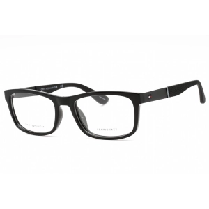 Tommy Hilfiger Men's Eyeglasses - Black Plastic Rectangular Frame | Th 1522 0807 00
