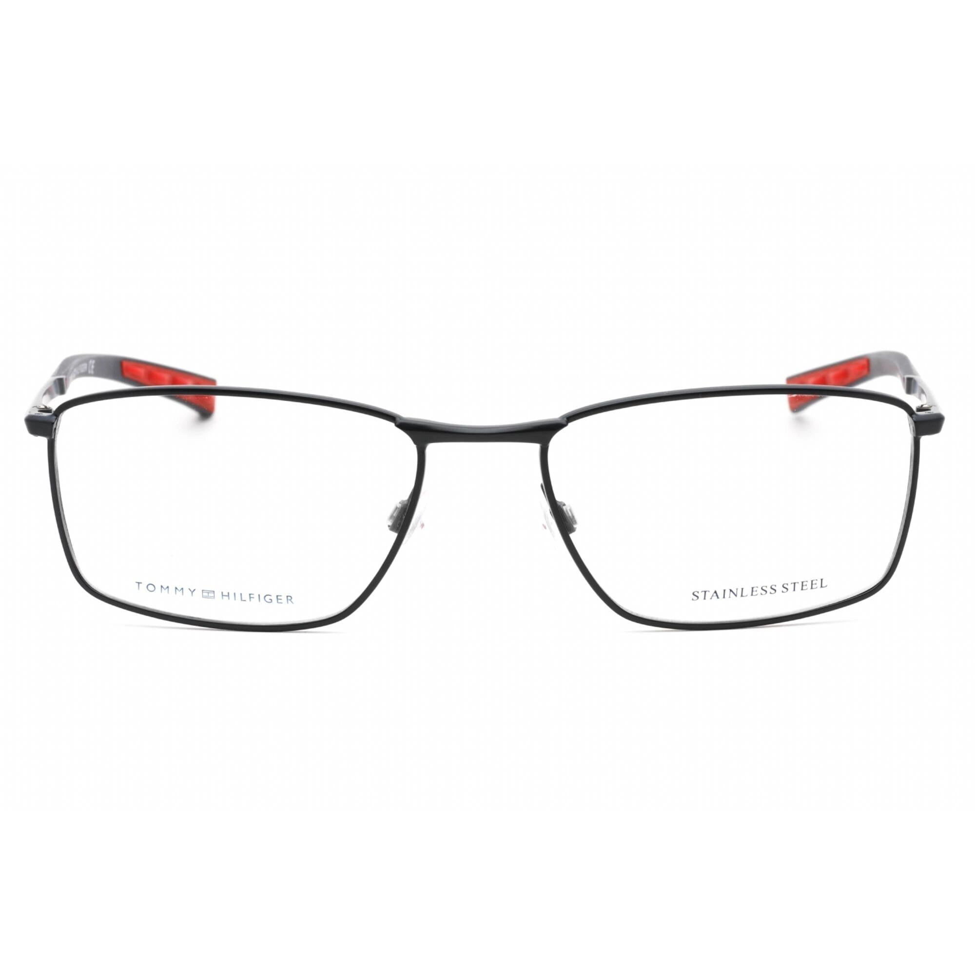 Tommy Hilfiger Men's Eyeglasses - Matte Blue Metal Rectangular Frame | TH 1783 FLL 00