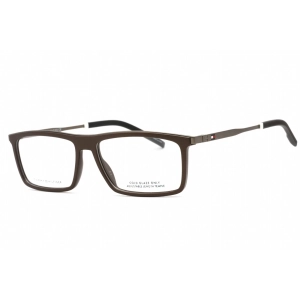 Tommy Hilfiger Men's Eyeglasses - Matte Brown Rectangular Frame | TH 1847 0YZ4 00