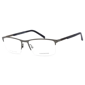 Tommy Hilfiger Men's Eyeglasses - Matte Ruthenium Rectangular Frame | TH 1692 0R80 00