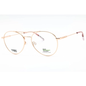 Tommy Hilfiger Unisex Eyeglasses - Gold Copper Metal Aviator Frame | TJ 0088 0DDB 00
