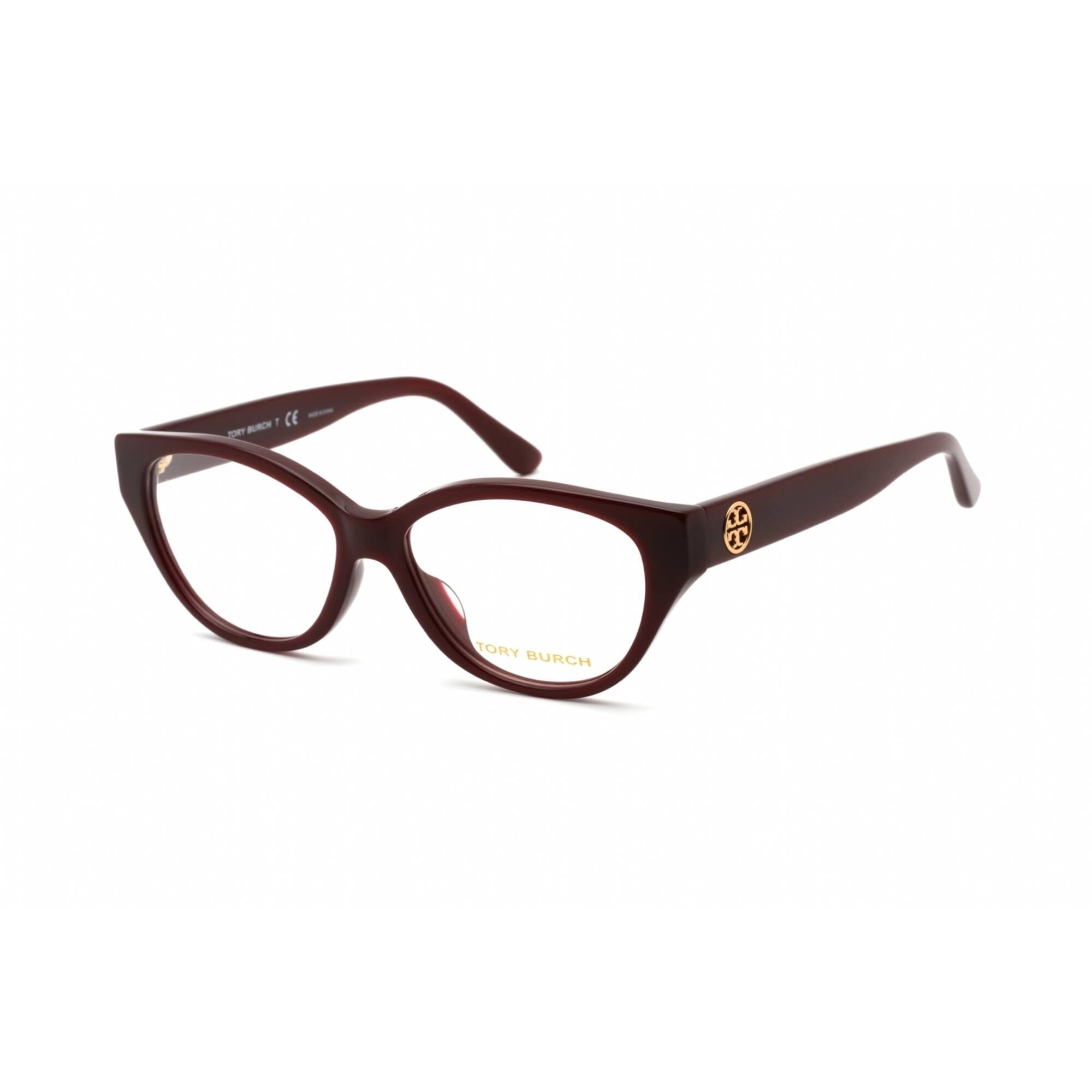 Tory Burch Women's Eyeglasses - Oxblood Plastic Full Rim Cat Eye Frame | TY2123U 1892