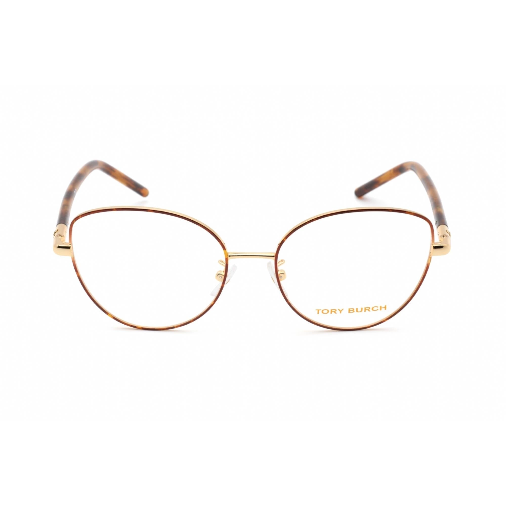 Tory Burch Women's Eyeglasses - Shiny Gold Metal Cat Eye Full Rim Frame | TY1073 3309