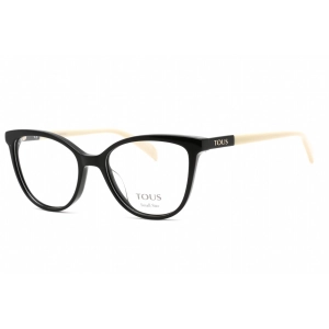 Tous Women's Eyeglasses - Full Rim Shiny Black Rectangular Shape Frame | VTOB35L 0700