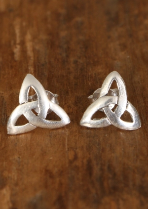 Trinity Knot Silver Studs