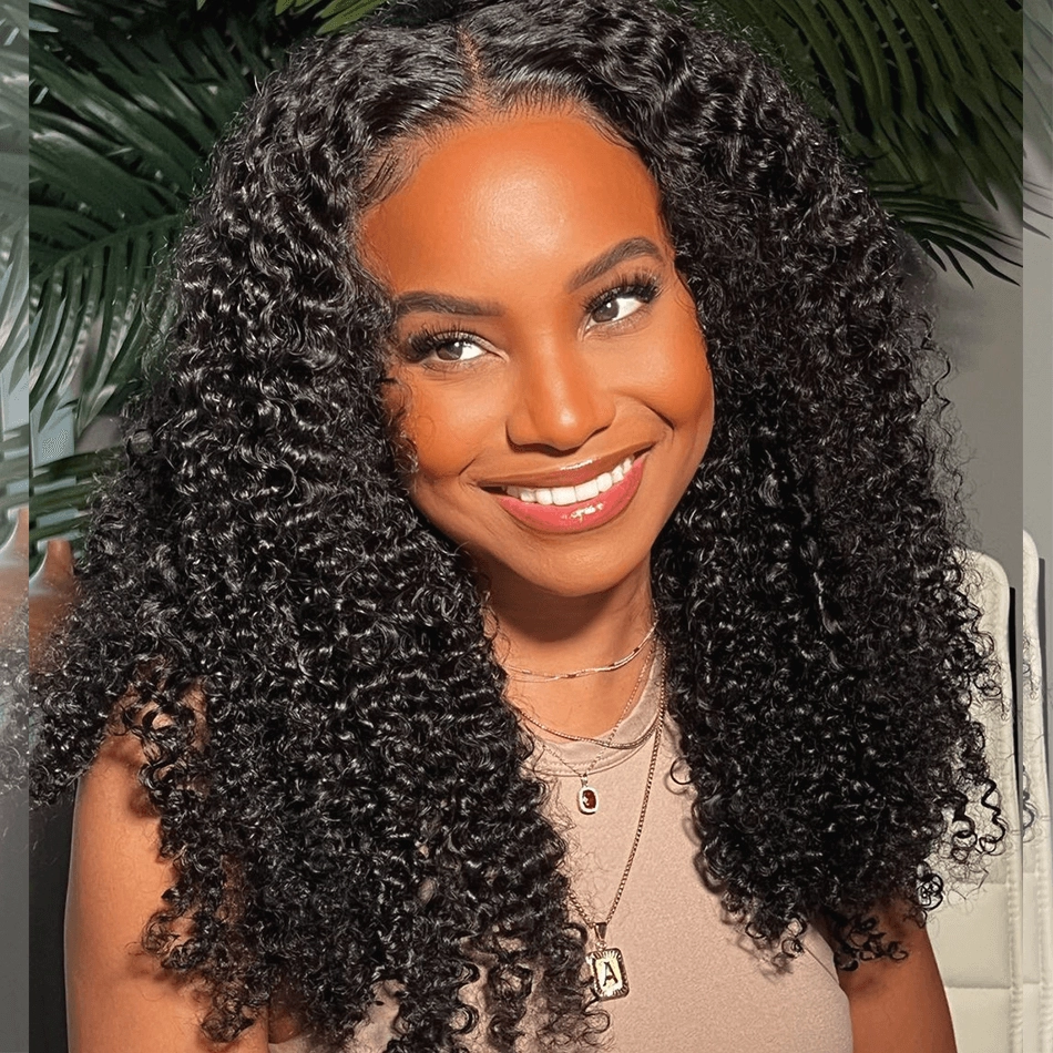 Tuneful Ready To Wear M-Cap 9x6 Pre Max Part Max Lace Kinky Curly Glueless Wigs