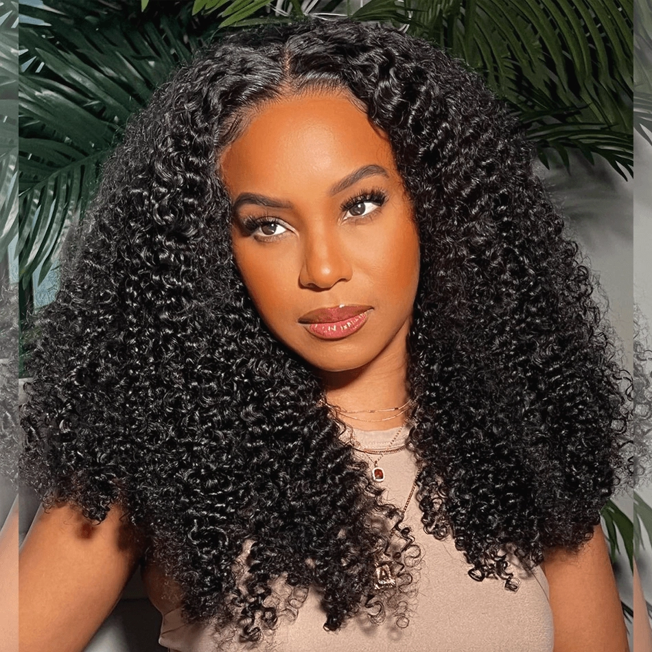 Tuneful Ready To Wear M-Cap 9x6 Pre Max Part Max Lace Kinky Curly Glueless Wigs