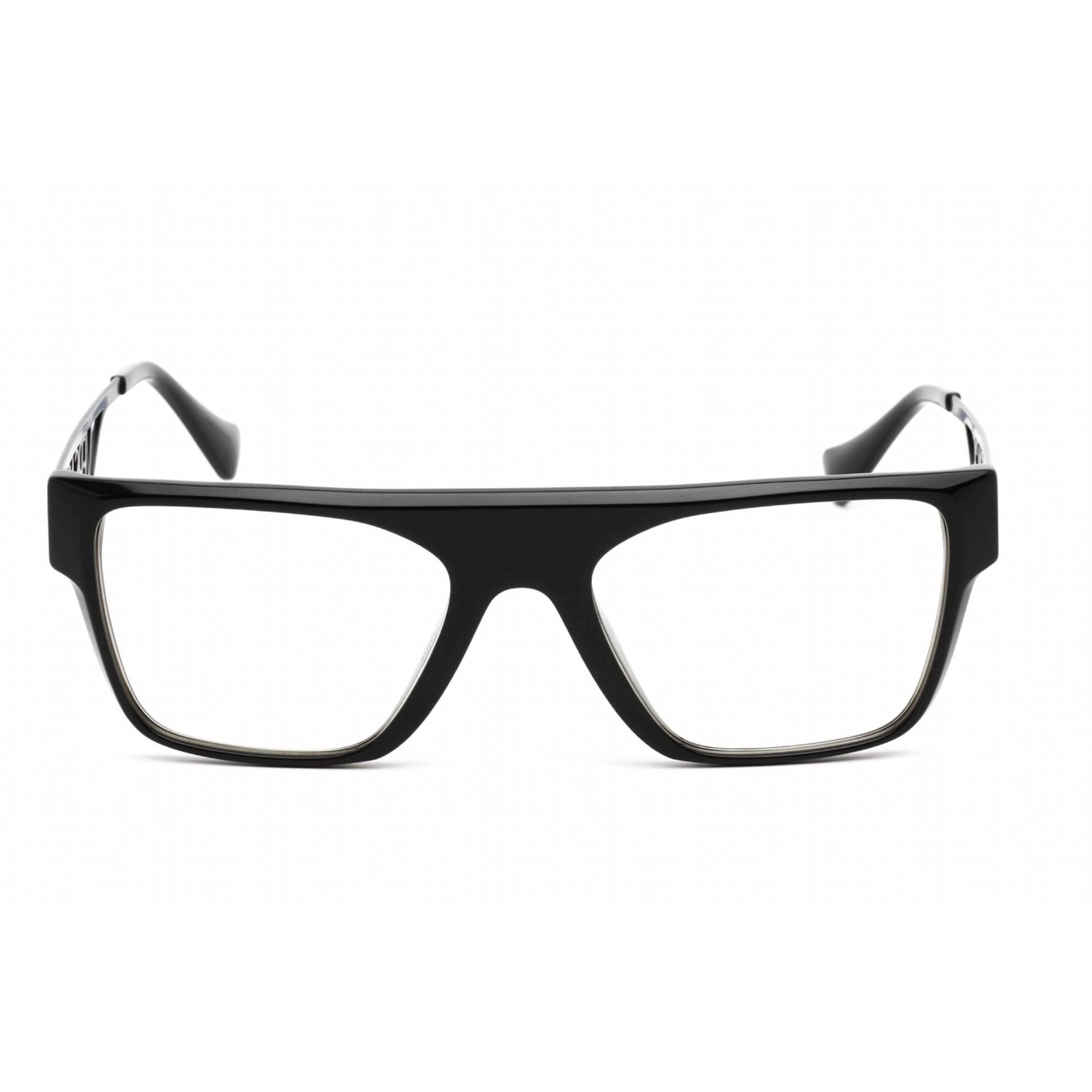 Versace Men's Eyeglasses - Clear Lens Black Plastic Square Shape Frame | 0VE3326U 5380