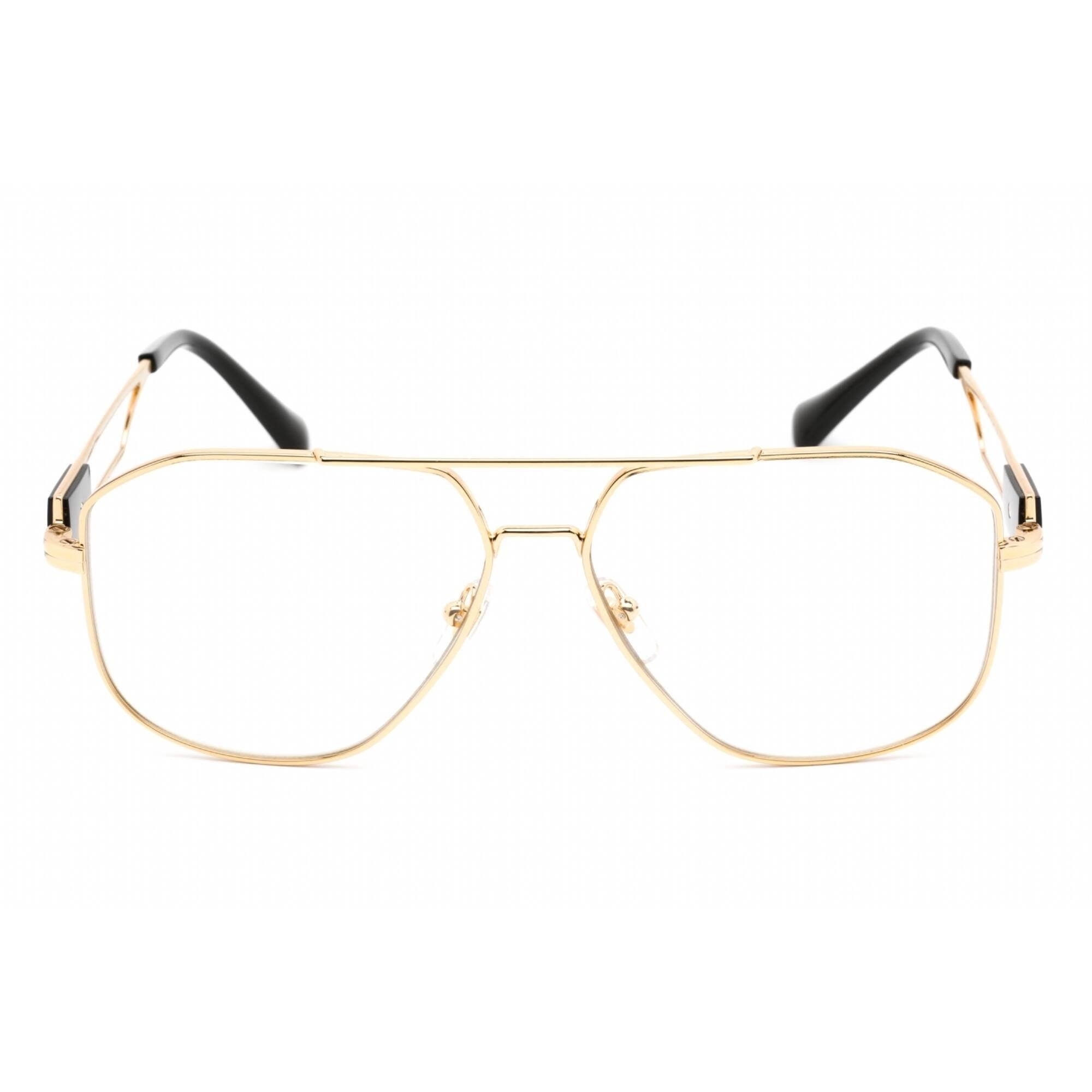 Versace Men's Eyeglasses - Full Rim Aviator Shape Gold Metal Frame | 0VE1287 1002