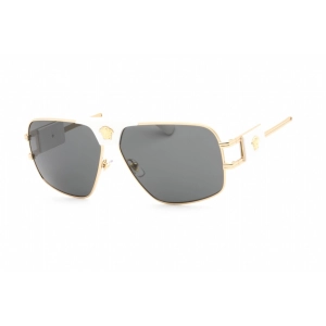 Versace Men's Sunglasses - Full Rim Gold Metal Square Shape Frame | 0VE2251 147187
