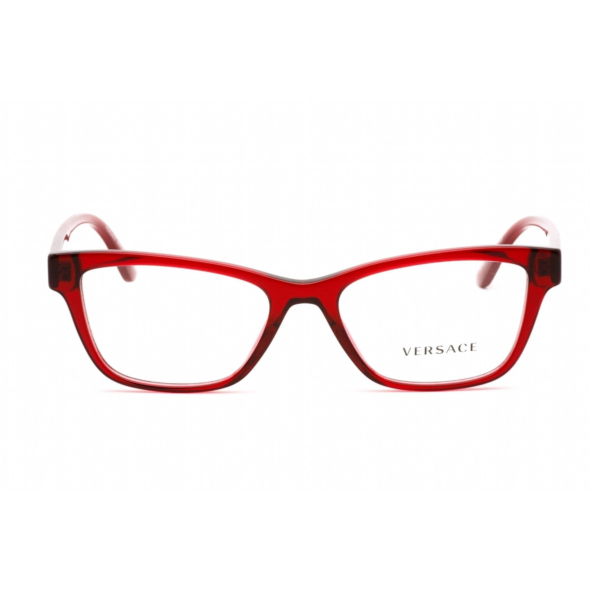 Versace Unisex Eyeglasses - Full Rim Cat Eye Shape Red Plastic Frame | 0VE3316 388
