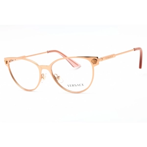 Versace Women's Eyeglasses - Rose Gold Metal Cat Eye Full Rim Frame | 0VE1277 1412