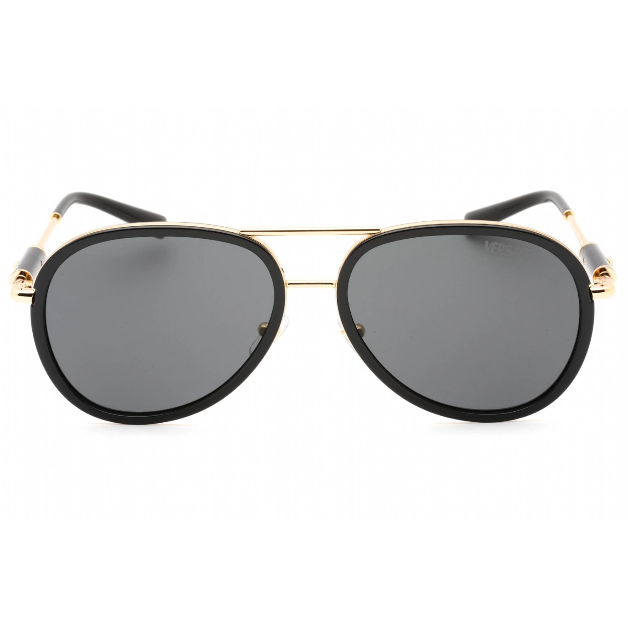 Versace Women's Sunglasses - Black/Gold Metal Full Rim Frame | 0VE2260 100287