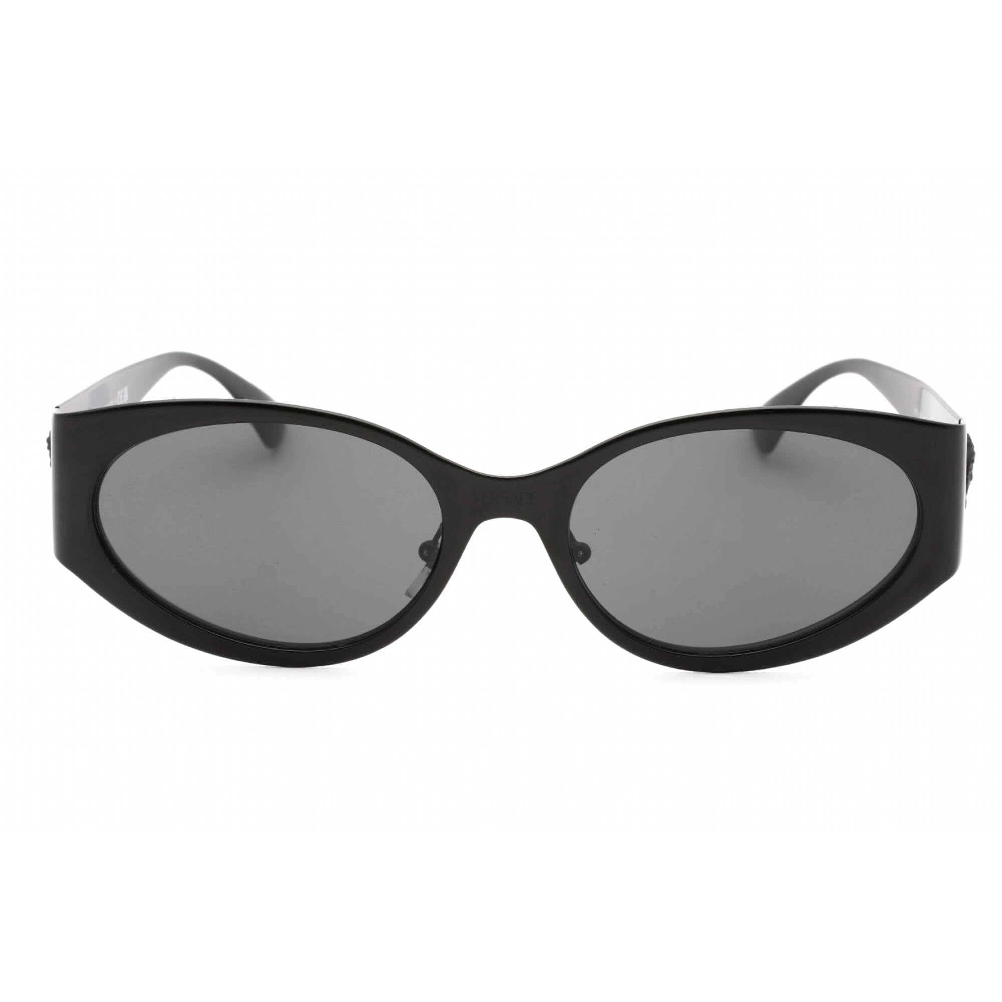 Versace Women's Sunglasses - Matte Black Metal Cat Eye Full Rim Frame | 0VE2263 126187