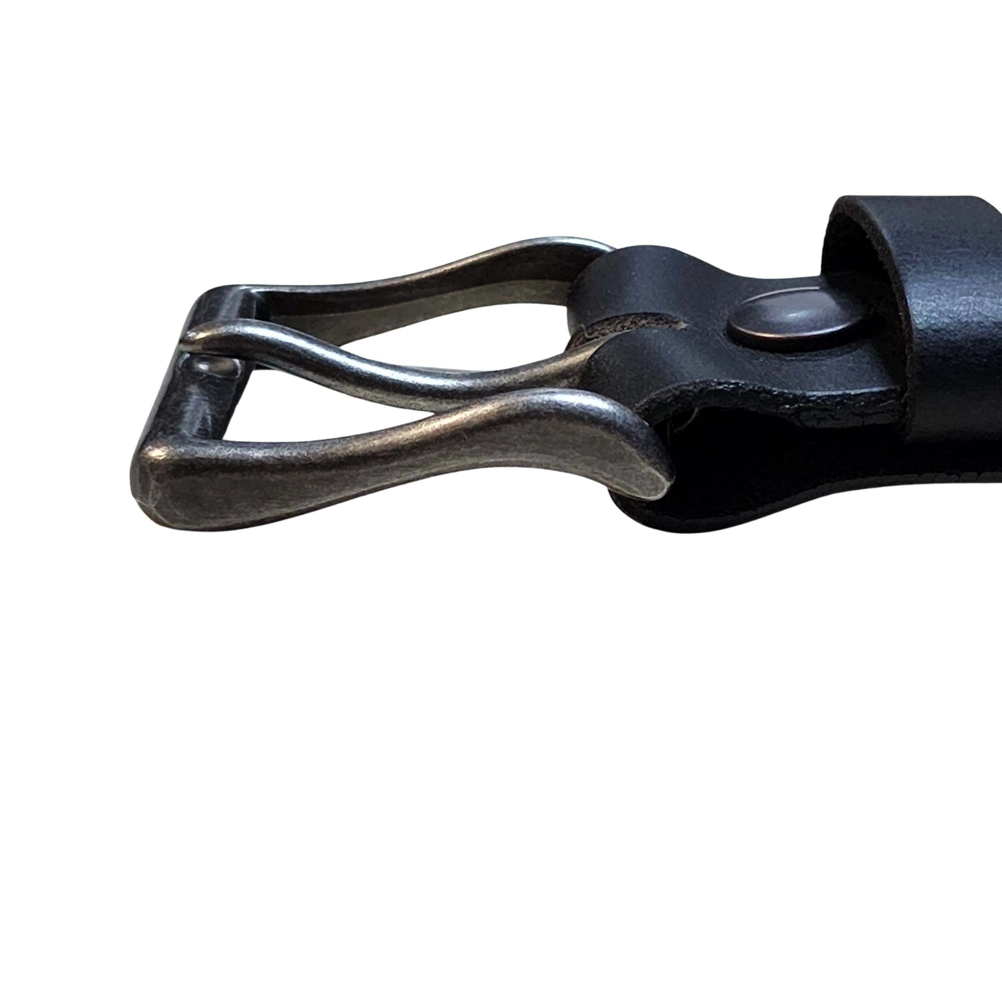Wavy Edge Belt Buckle with Wavy Prong - 40 mm/ 1.6"