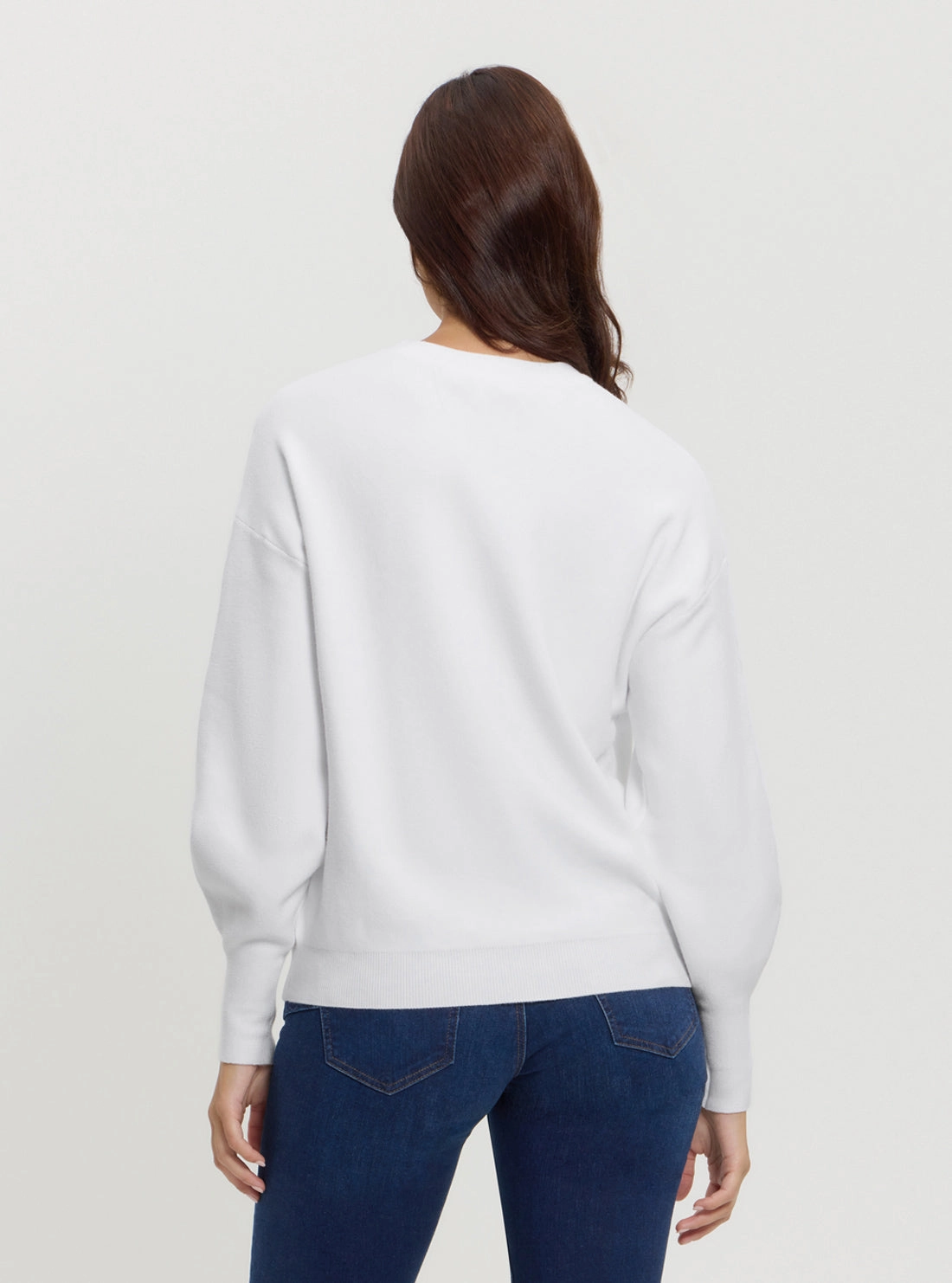 White Kate Logo Jumper
