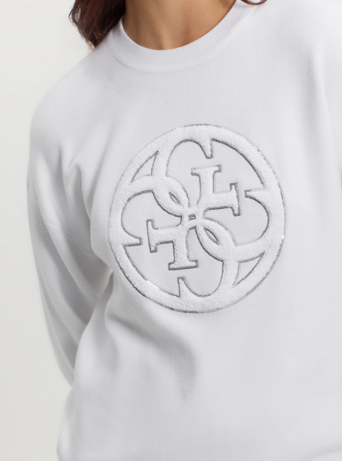 White Kate Logo Jumper