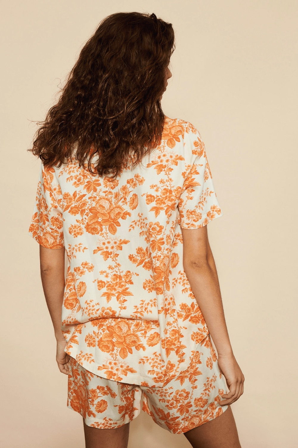 Wilda Pyjama Shorts Orange