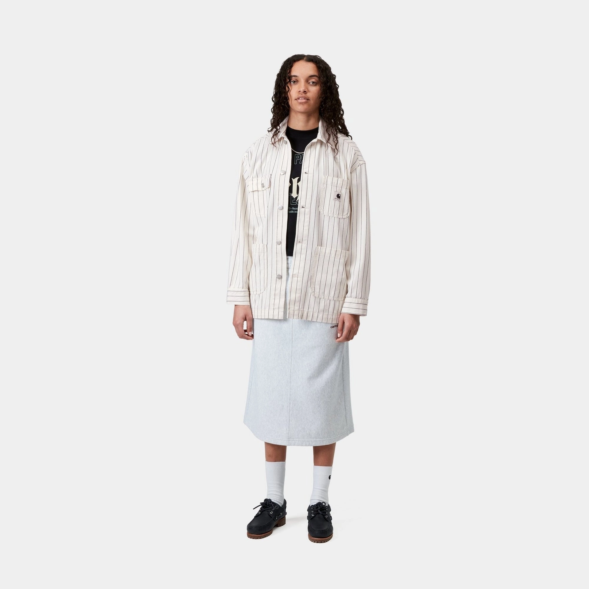 Women’s Hendry Coat | Wax / Dark Navy Seaton Stripe