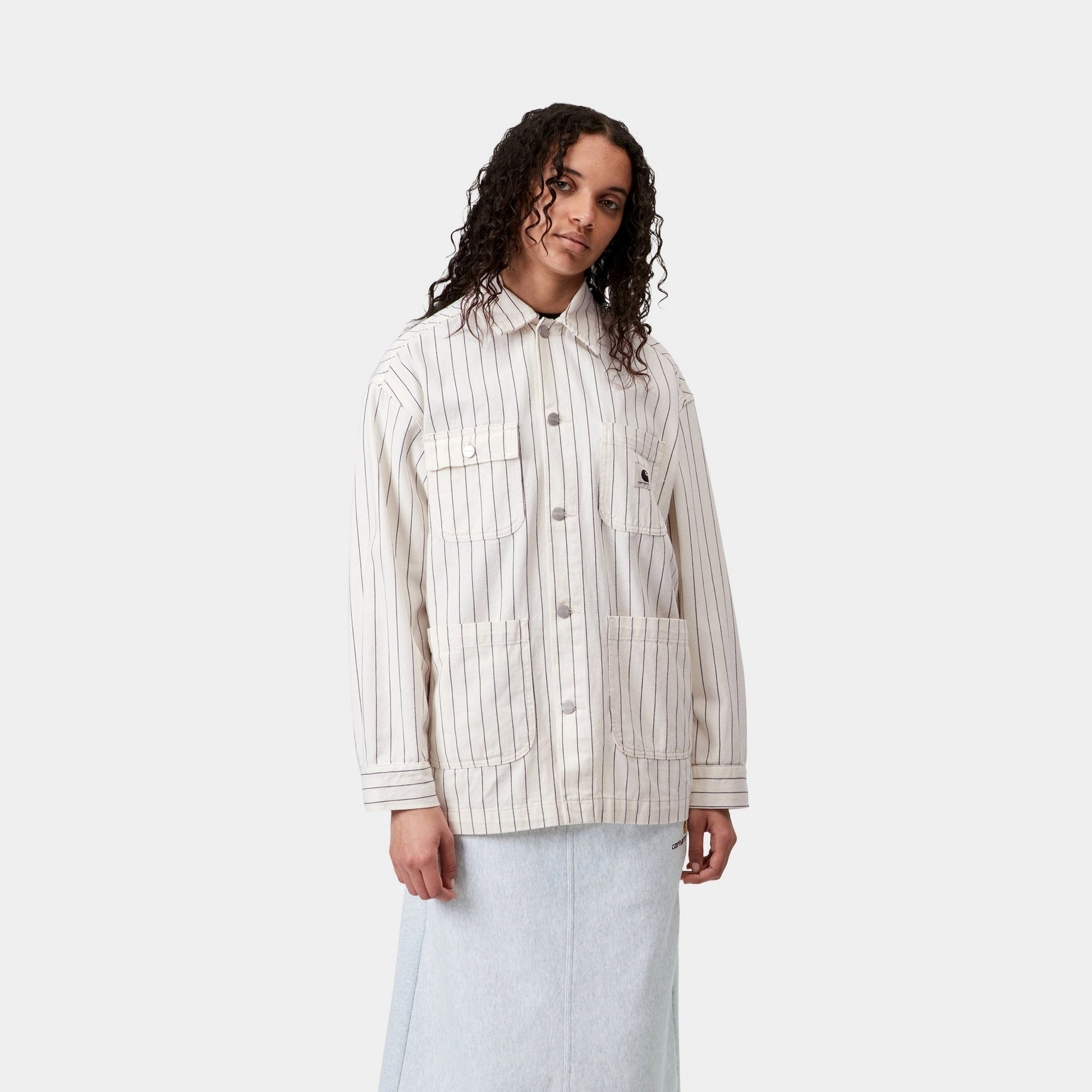 Women’s Hendry Coat | Wax / Dark Navy Seaton Stripe