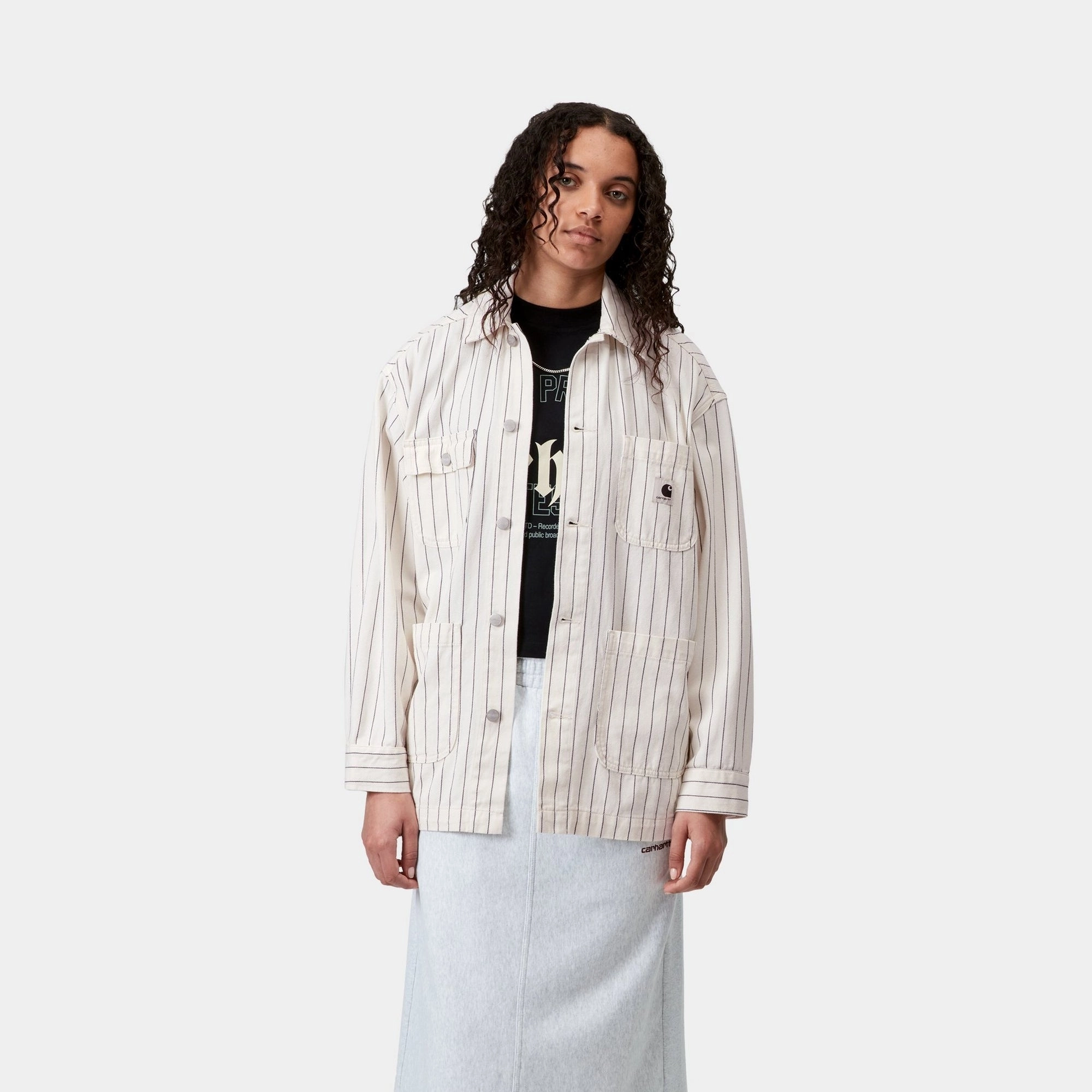 Women’s Hendry Coat | Wax / Dark Navy Seaton Stripe