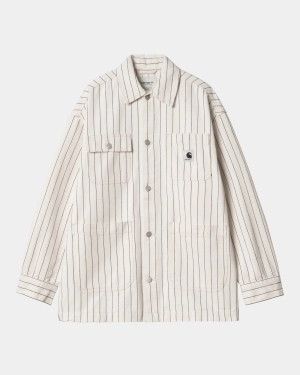 Women’s Hendry Coat | Wax / Dark Navy Seaton Stripe