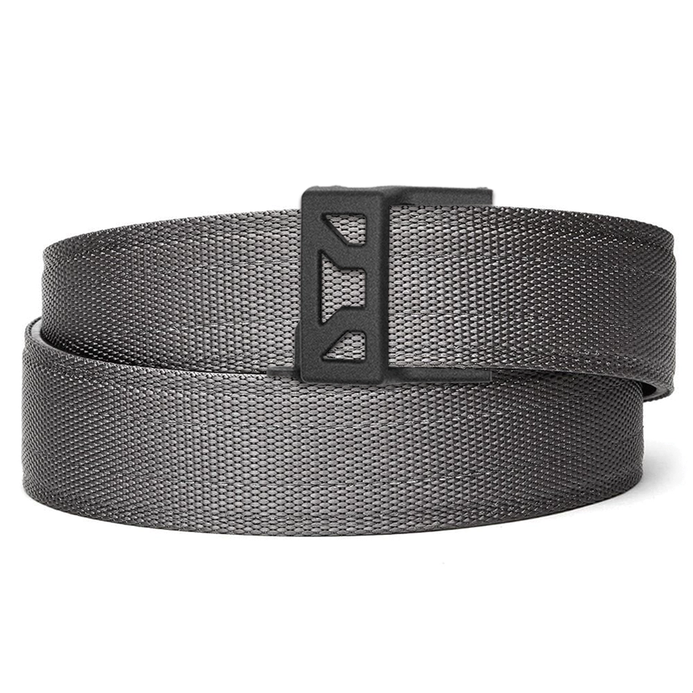 X SERIES BUCKLE  | GRAY TACTICAL NYLON GUN BELT 1.5"
