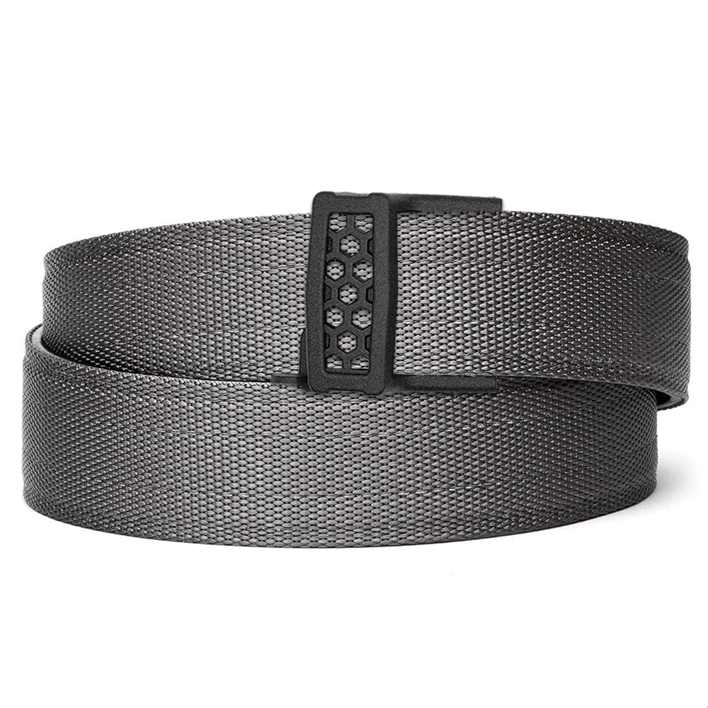 X SERIES BUCKLE  | GRAY TACTICAL NYLON GUN BELT 1.5"