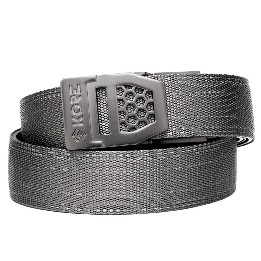 X SERIES BUCKLE  | GRAY TACTICAL NYLON GUN BELT 1.5"