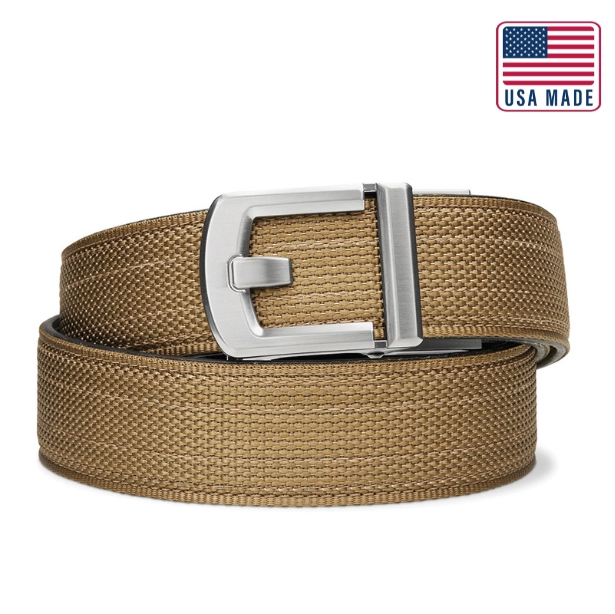 X SERIES BUCKLE  | USA MADE COYOTE TACTICAL NYLON GUN BELT 1.5"