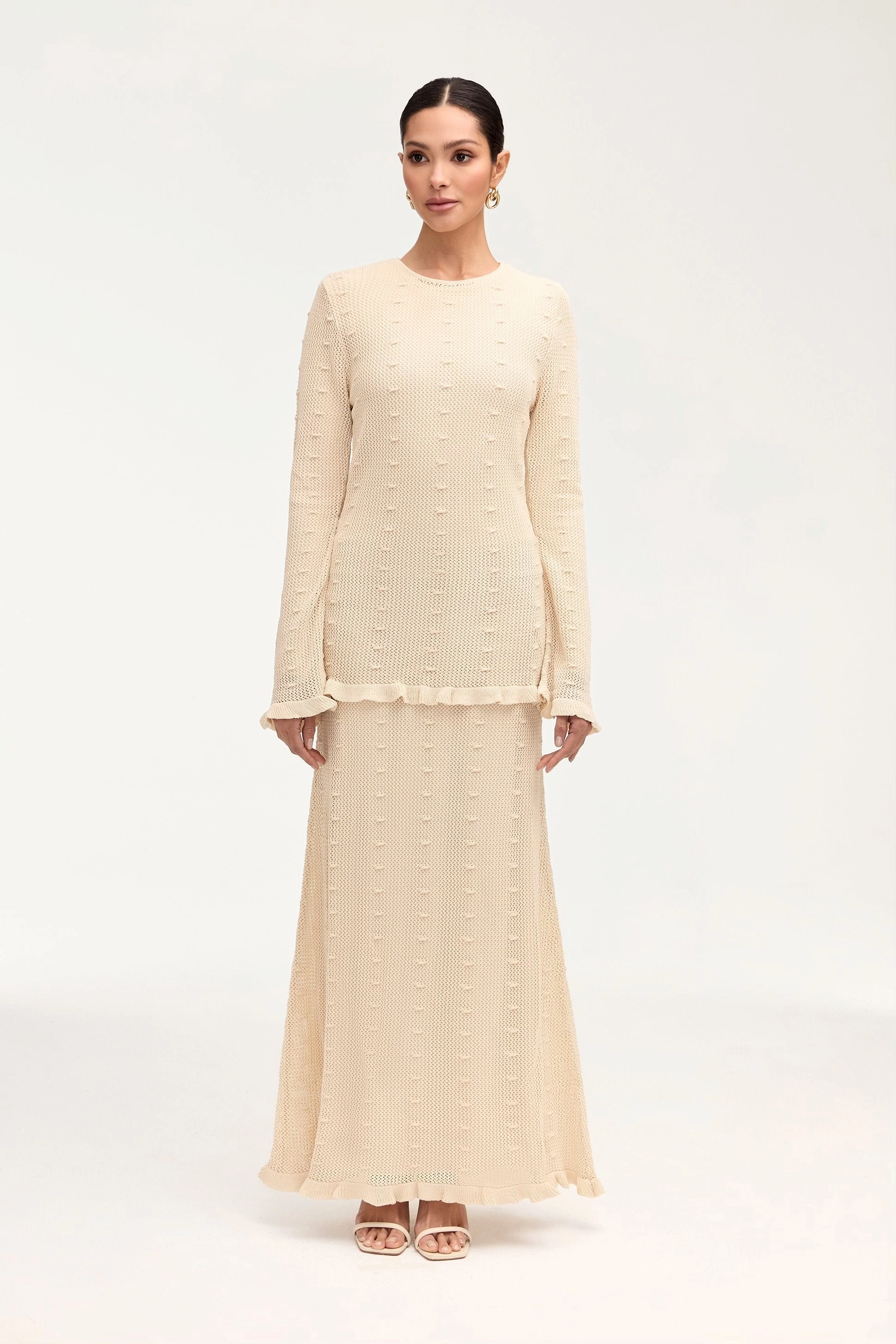 Yara Crochet Top - Off White