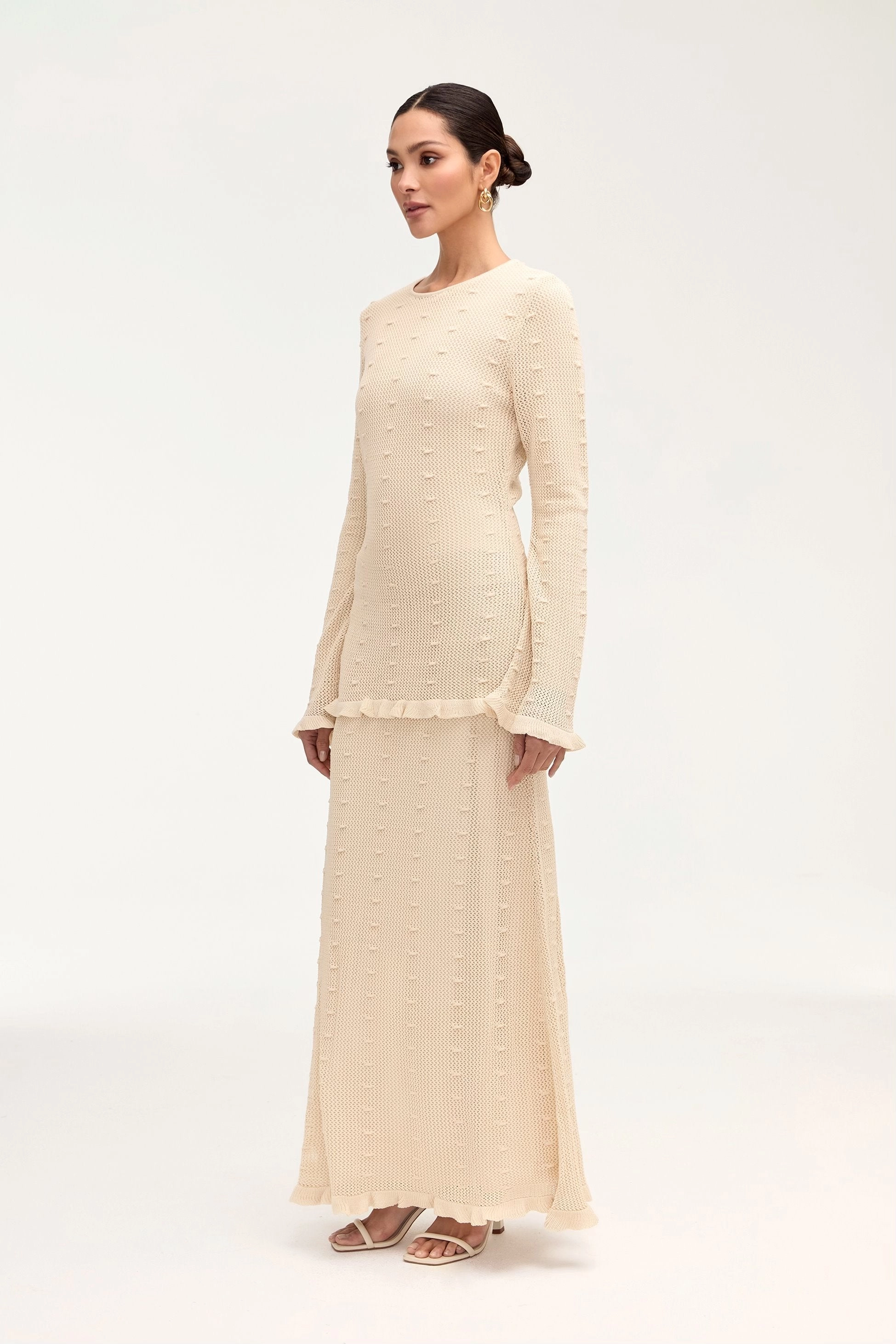 Yara Crochet Top - Off White