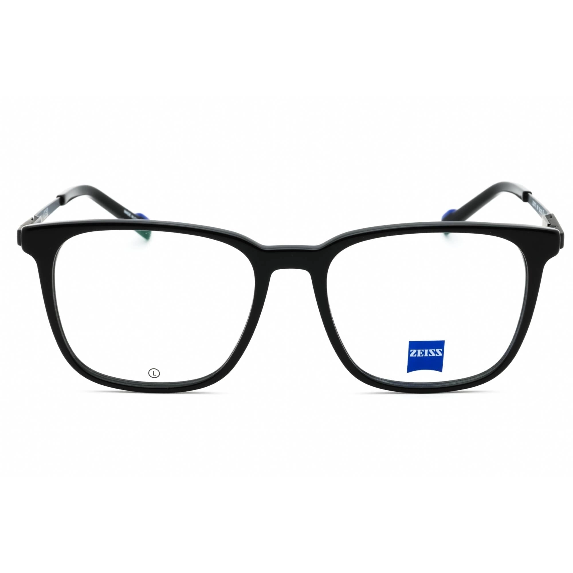 Zeiss Men's Eyeglasses - Black Acetate Full Rim Frame Clear Demo Lens | ZS23717 001